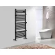 Arezzo design Smart törölközőszárítós radiátor 1200x500 mm, matt fekete AR-SM12050A