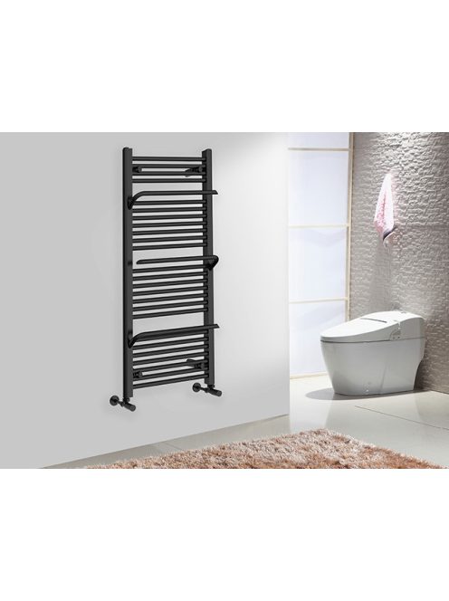 Arezzo design Smart Antracit 1200x500 törölközőszárítós radiátor AR-SM12050A