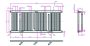 Arezzo design Smart törölközőszárítós radiátor 1200x500 mm, matt fekete AR-SM12050A