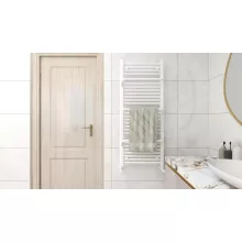   Arezzo design Smart törölközőszárítós radiátor 1200x500 mm, fényes fehér AR-SM12050W
