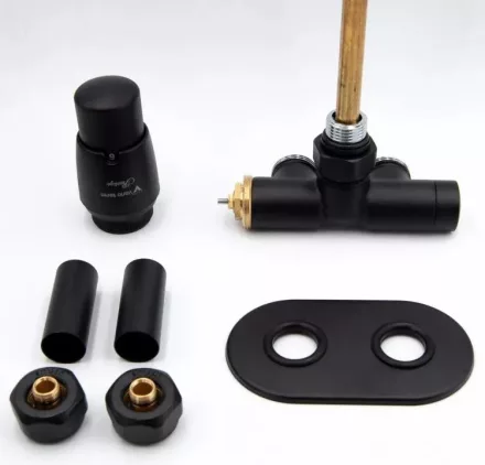 Arezzo design Spearpex balos radiátor szelep, fekete AR-SPEARPEX-B-L