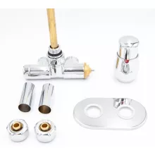   Arezzo design Spearpex jobbos radiátor szelep, króm AR-SPEARPEX-CR-R