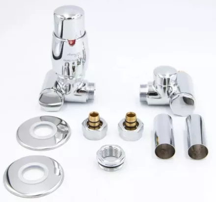 Arezzo design Variopex/Integra balos radiátor szelep, króm AR-VARIOPEX-CR-L