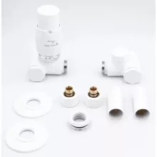   Arezzo design Variopex balos radiátor szelep, fehér AR-VARIOPEX-W-L
