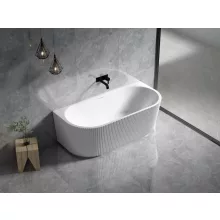 Arezzo design Warno falhoz tehető akril térkád 170x80 cm, fényes fehér kivitelben