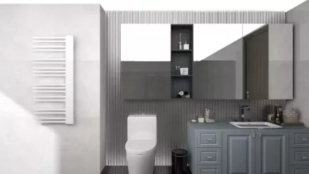 Arezzo design Whiteline törölközőszárító radiátor 1200x502 mm AR-WL12050