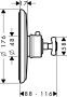 Axor Montreux Highflow termosztát színkészlet 16815000