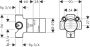 Axor Alapkészlet Quattro négyutas váltószelephez rejtett telepítéshez 16930180