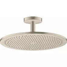   AXOR ShowerSolutions 350 1jet fejzuhany mennyezeti csatlakozással 100 mm szálcsiszolt nikkel 26035820