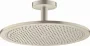 AXOR ShowerSolutions 350 1jet fejzuhany mennyezeti csatlakozással 100 mm szálcsiszolt nikkel 26035820