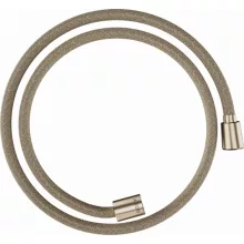   Axor ShowerSolutions textilszálas zuhanycső kúpos és hengeres anyával 1,25 m, szálcsiszolt bronz 28227140