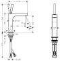 Axor Citterio mosdócsaptelep 180 mm 39032000