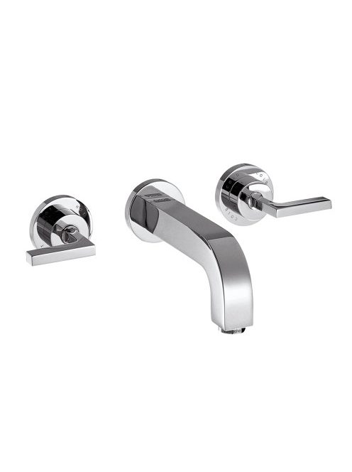 Axor Citterio 3-lyukú mosdócsaptelep falsík alatti szereléshez, 162 mm-es kifolyóval 39315000
