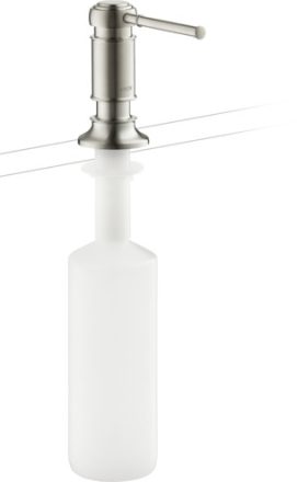 Axor Montreux folyékony szappan és mosogatószer adagoló, rozsdamentes acél hatású 42018800