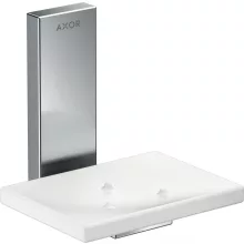   Axor Universal négyszögletes szappantartó króm/fehér 42605000