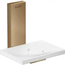  Axor Universal négyszögletes szappantartó, szálcsiszolt bronz 42605140