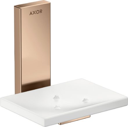 Axor Universal négyszögletes szappantartó, polírozott rose arany 42605300