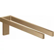   Axor Universal négyszögletes szálcsiszolt bronz fix törölközőtartó 42622140