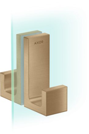 Axor Universal négyszögletes zuhanykabin fogantyú, szálcsiszolt bronz 42639140