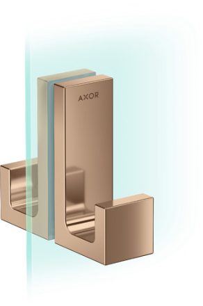 Axor Universal négyszögletes zuhanykabin fogantyú, polírozott rose arany 42639300
