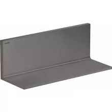   Axor Universal 30 cm hosszúságú szögletes polc szálcsiszolt fekete króm 42644340