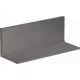 Axor Universal 30 cm hosszúságú szögletes polc szálcsiszolt fekete króm 42644340