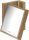 Axor Universal négyszögletes borotválkozó tükör, szálcsiszolt bronz 42649140