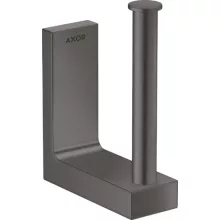   Axor Universal Négyszögletes tartalék WC papír tartó szálcsiszolt fekete króm 42654340