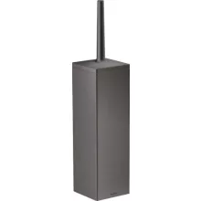   Axor Universal négyszögletes fali WC kefe tartó csiszolt fekete króm 42655340