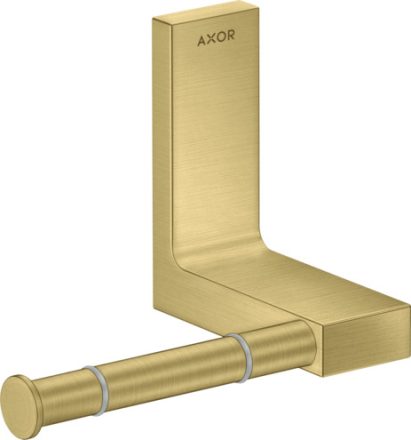 Axor Universal négyszögletes WC papír tartó, szálcsiszolt sárgaréz 42656950