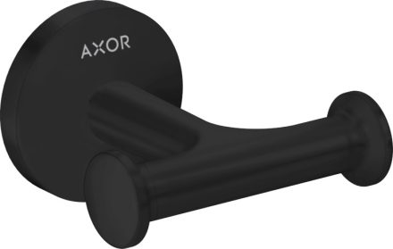Axor Universal Circular két kampós törölközőtartó matt fekete 42812670