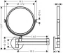 Axor Universal Circular borotválkozótükör króm 42849000
