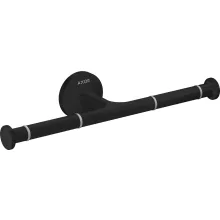   Axor Universal Circular dupla WC papír tartó, matt fekete 42857670