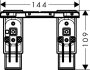 Axor Universal Softsquare adapter szett, matt fekete 42870670