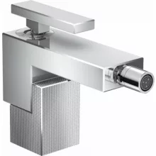   Axor Edge Diamon Cut egykaros bidécsaptelep Click Clack leeresztővel, króm 46211000