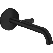   Axor One Egykaros mosdó csaptelep 220 mm falsík alatti szereléshez, matt fekete 48112670