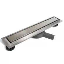 Balneo 360 Drain kétoldalas lineáris padlólefolyó forgatható szifonnal 80 cm csempézhető, króm 360-800 – BAL-360800