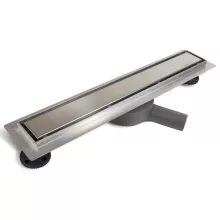 Balneo 360 inox lineáris padlóösszefolyó szifonnal 90 cm, rozsdamentes acél kivitelben.