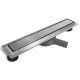Balneo 360 inox lineáris padlóösszefolyó szifonnal 90 cm, rozsdamentes acél kivitelben.