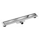 Balneo Duplex NEXT Mirror kétoldalas lineáris padlólefolyó 60 cm csempézhető, króm tükörfelülettel A0101070102-1 