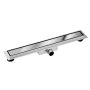 Balneo Duplex NEXT Mirror kétoldalas lineáris padlólefolyó 60 cm csempézhető, króm tükörfelülettel A0101070102-1 