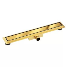 Balneo Duplex Next Mirror Gold lineáris padlólefolyó 70 cm csempézhető, arany A0101080102-2 – BAL-A01010801022
