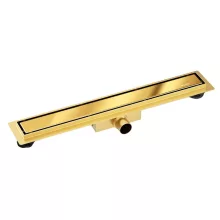 Balneo Duplex Next Mirror Gold lineáris padlólefolyó 80 cm csempézhető, arany A0101080102-3 – BAL-A01010801023