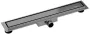 Balneo Duplex NEXT Inox kétoldalas lineáris lefolyó 60 cm csempézhető, szálcsiszolt gun metál A0101100102-1 – BAL-A01011001021