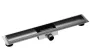 Balneo Duplex NEXT Inox kétoldalas lineáris lefolyó 90 cm csempézhető, szálcsiszolt gun metál A0101100102-4 – BAL-A01011001024