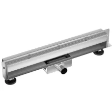 Balneo W-Drain Next kétoldalas lineáris fali zuhanyfolyóka, csempézhető kivitelben, króm színben, 60 cm hosszban