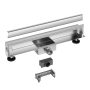 Balneo W-Drain Next kétoldalas lineáris fali zuhanyfolyóka 80 cm csempézhető, króm A0301010102-3