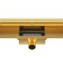 Balneo W-Drain Next kétoldalas lineáris fali zuhanyfolyóka 60 cm csempézhető, arany A0301030102-1 