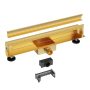 Balneo W-Drain Next kétoldalas lineáris fali zuhanyfolyóka 60 cm csempézhető, arany A0301030102-1 