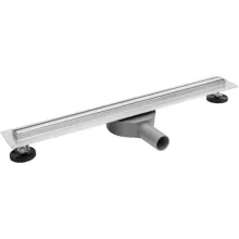 Balneo Slim & Low ProLine Inox lineáris padlólefolyó, króm kivitelben, 70 cm hosszban